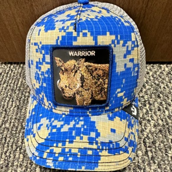 Goorin Trucker Baseball Snapback Hat Cap AM GENERAL HMMWV Warrior Wild Boar 65.0